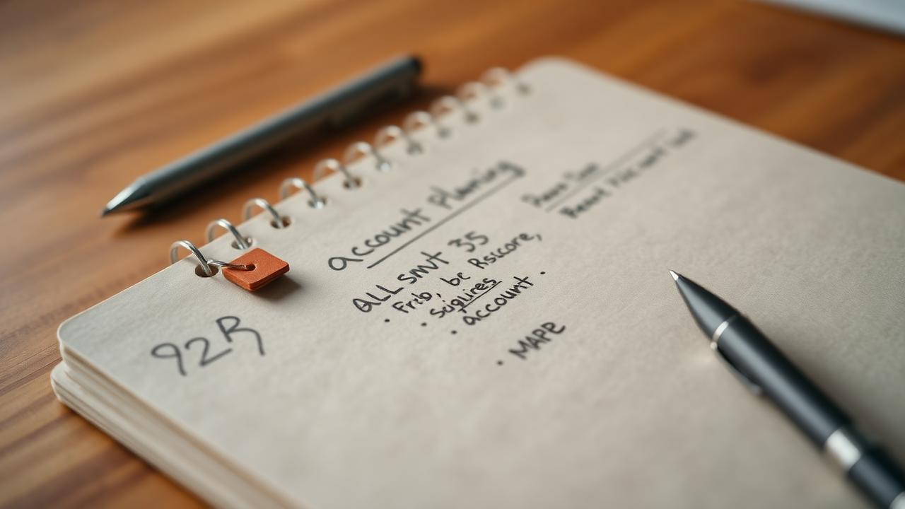 Strategisch overzicht van accounts en kanalen voor een B2B cold outreach strategie